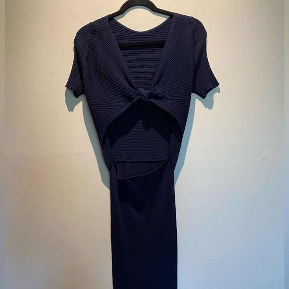Large Oliviaceous navy blue dress - Picture 3 of 10